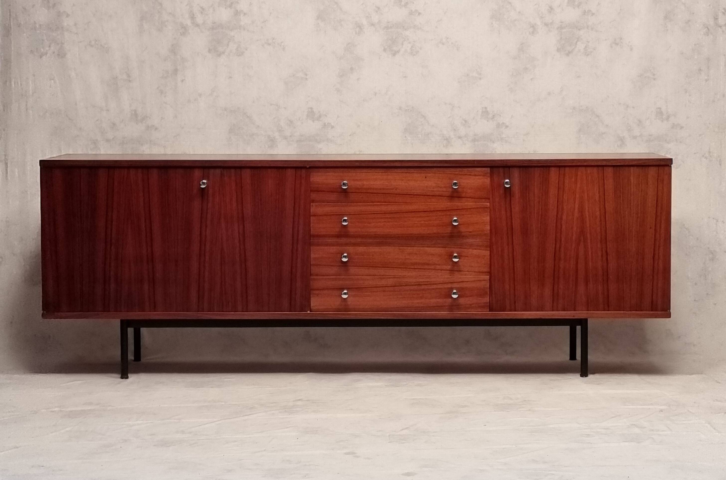 Sideboard by Alain Richard Model 324 - TV cabinet - Rosewood - Ca 1950