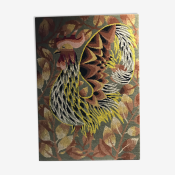 Vintage rooster tapestry