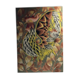 Vintage rooster tapestry