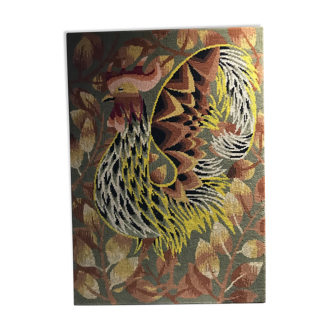 Vintage rooster tapestry