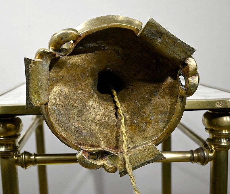 Gilded bronze lamp, Art Nouveau – late nineteenth century