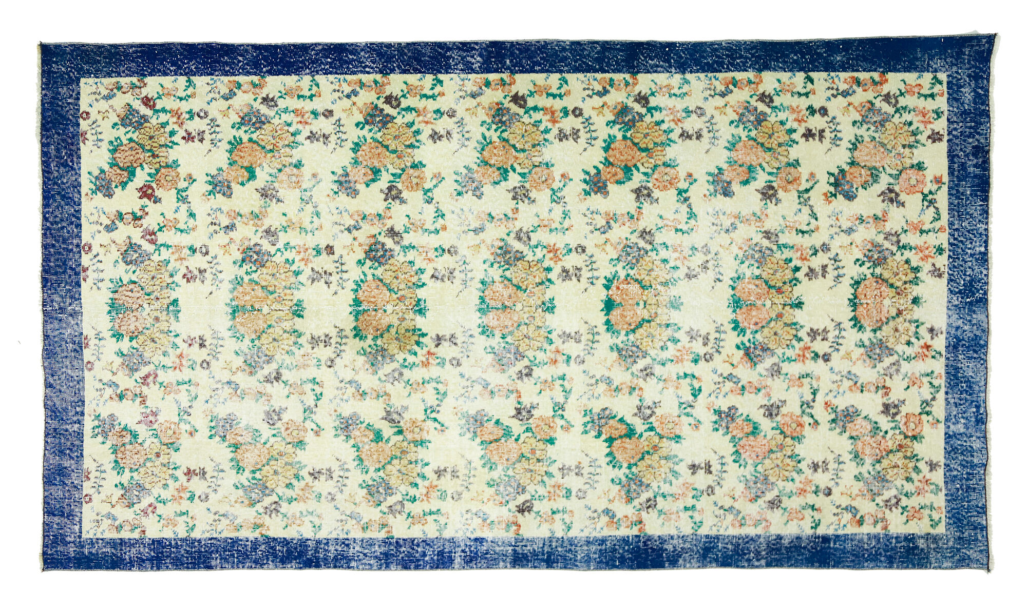 Anatolian handmade vintage rug 290 cm x 162 cm