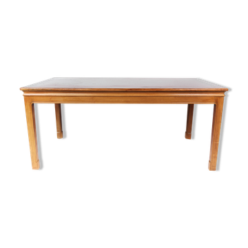 Table basse en acajou clair de design danois des années 1960