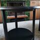 Round tripod art deco coffee table