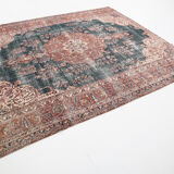 8x10 Navy Blue Antique Persian Rug, 257x299Cm