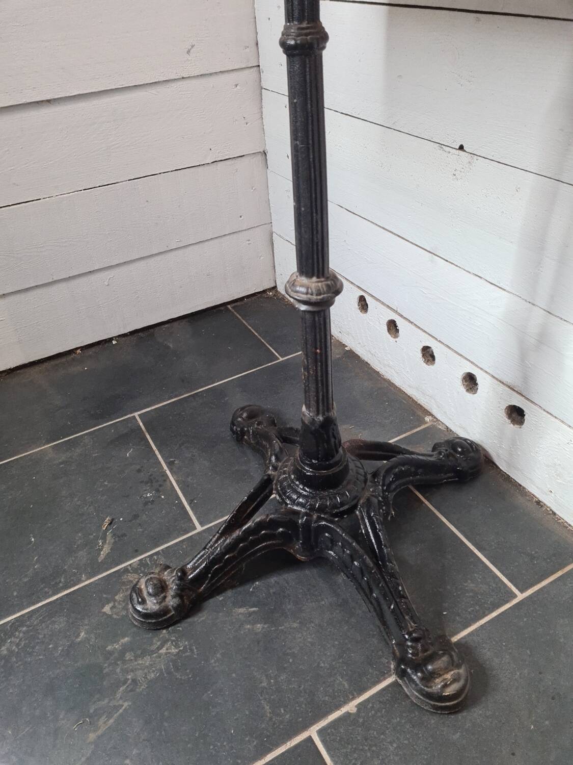 Cast iron bistro table and laminate top