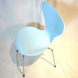 Chaise mod. 3107  Arne Jacobsen  Azur