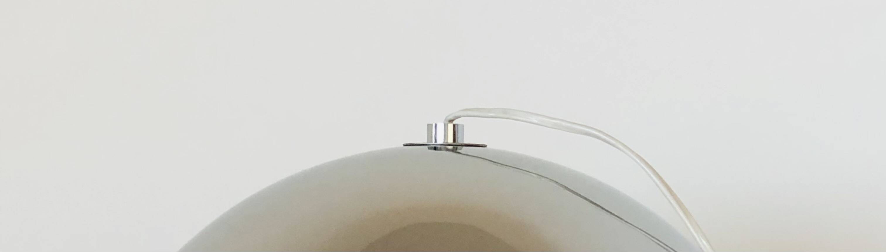 Eyeball mirror table lamp, Italy 1970s