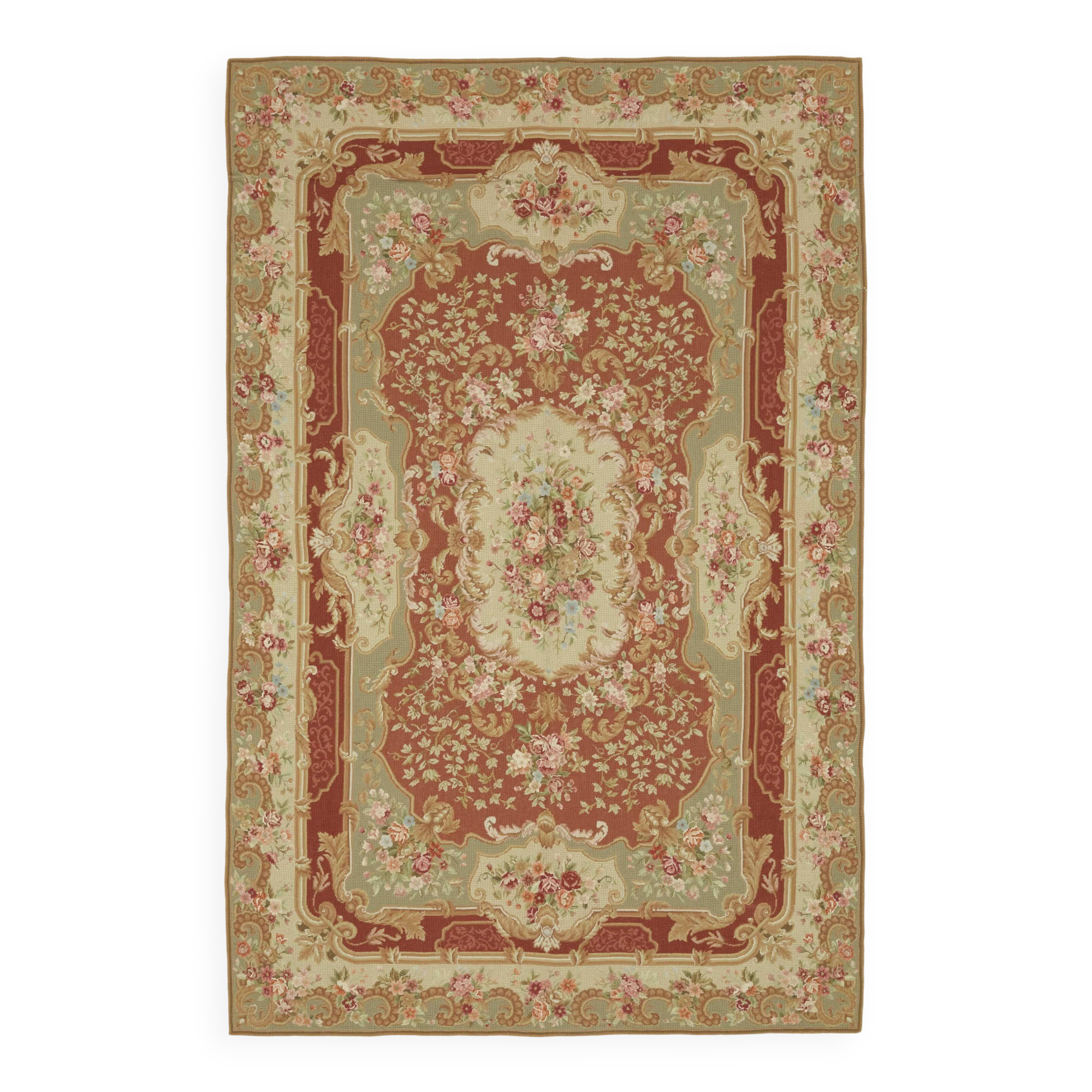 Handmade Vintage Flatweave Needlepoint Kilim 180 cm x 280 cm