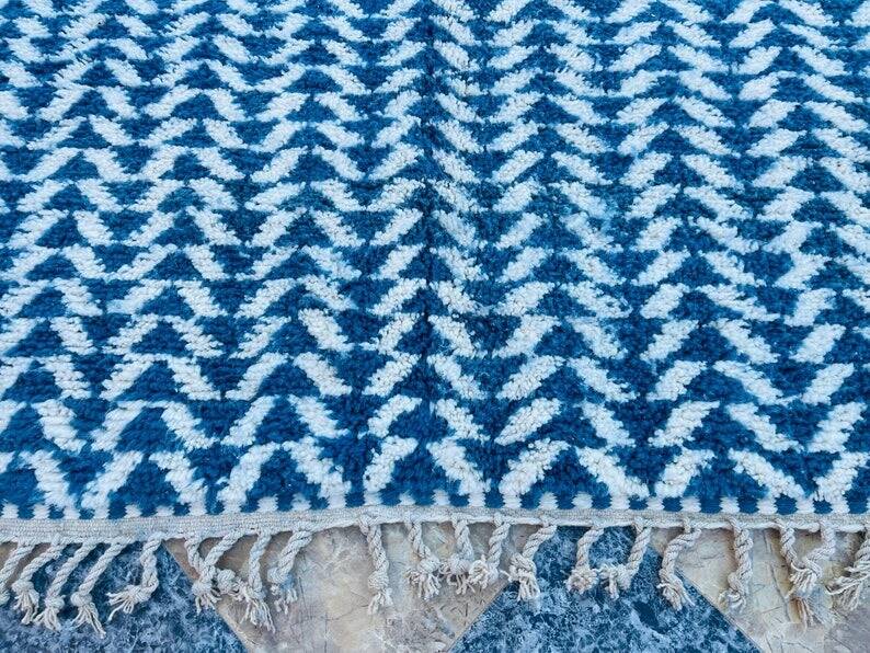 Wool rug 2.5/1.5 blue 💙