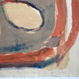 Bram VAN VELDE, Untitled, 1968. Original lithograph signed in pencil