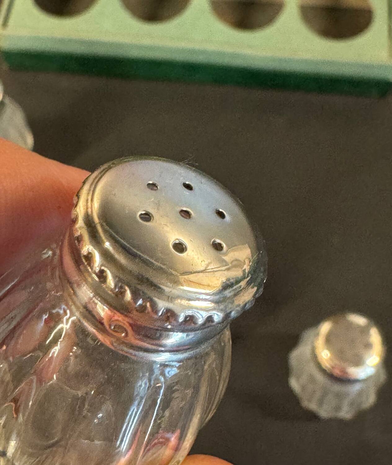 Christofle – 4 salt shakers – Solid silver