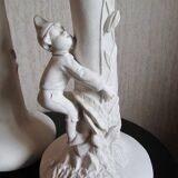 Pair of plaster vases, proof, raw state
