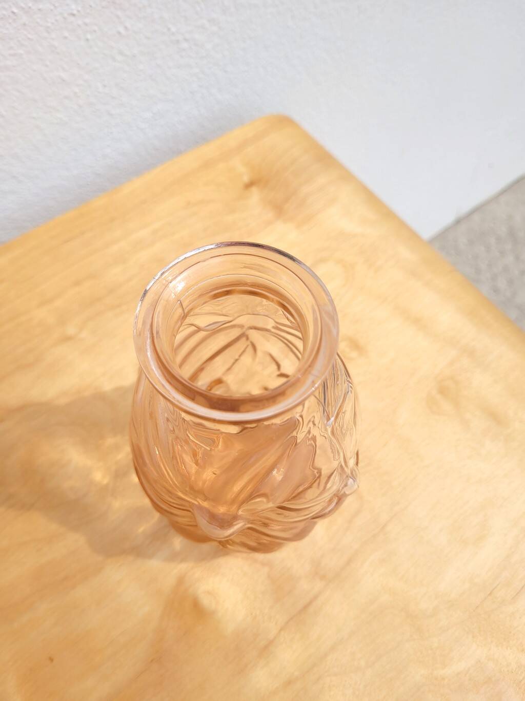 Small vintage pink vase