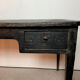 Bureau noir deux tiroirs