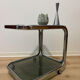 Chrome/glass smoke design Space Age dessert table