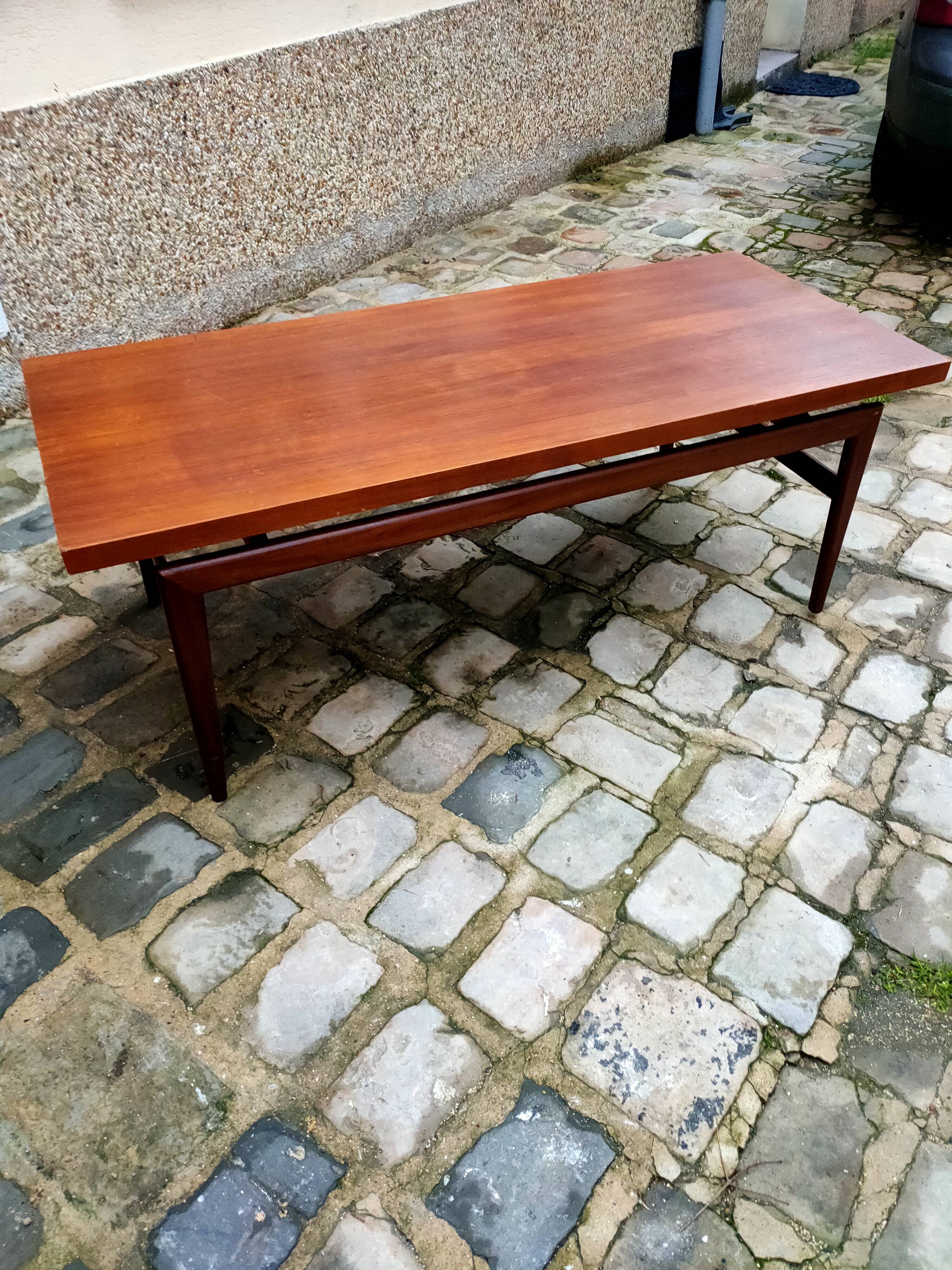 Vintage teak coffee table