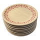 8 dessert plates. Pillivuyt france