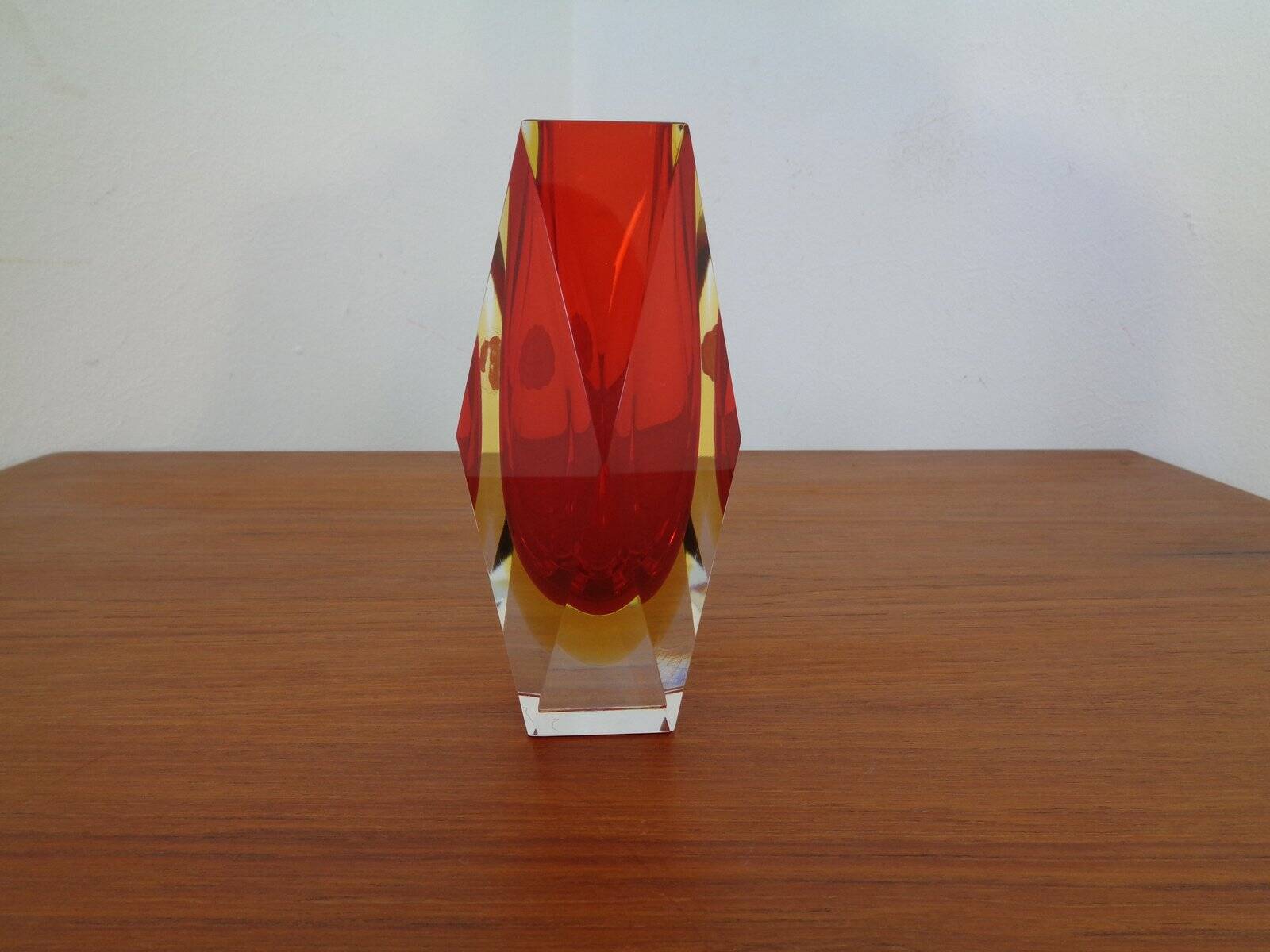 Vintage Italian Murano Glass Vase, 1960s