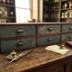Antique workshop drawer unit from the 1920s.