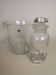 Orrefors ice bucket and shaker set by Nils Landberg, Sweden, 1950s.