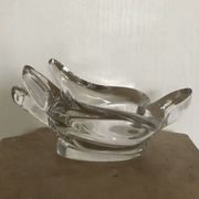 Vide-poche presse-papiers en forme d’oiseau, hirondelle en cristal