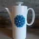 Thomas Rosenthal Germany porcelain Tulips coffee set in greens and blues