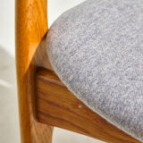 Model 49 oak armchairs by Erik Buch for O.D. Møbler