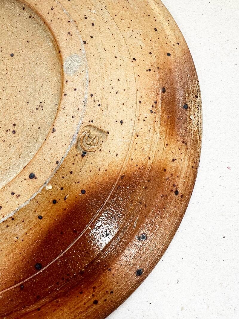 Ceramic plate signed Steen Kepp