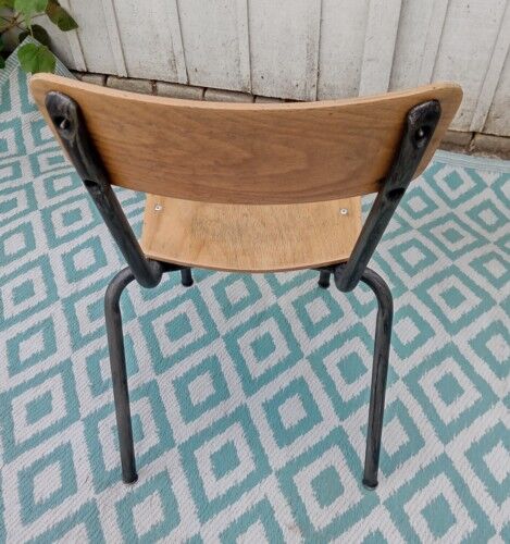 School desk and chair