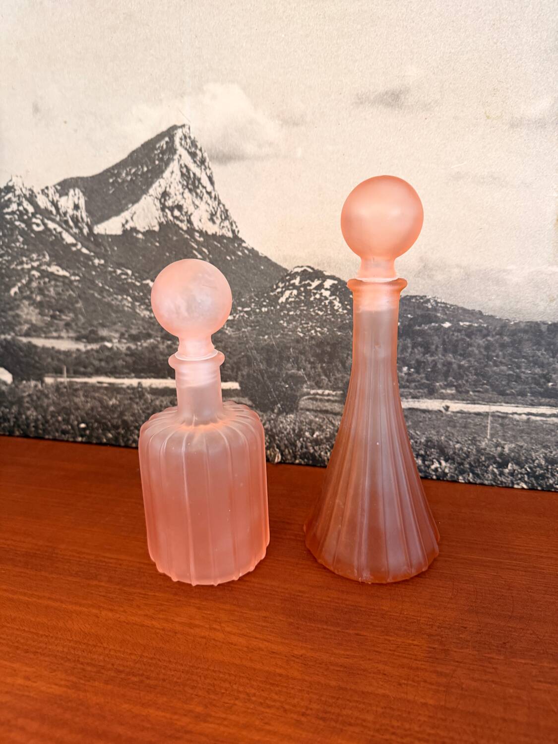 Pair of vanity bottles
