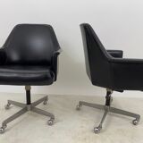 Pair of Carlo Pagani chairs for Arflex.