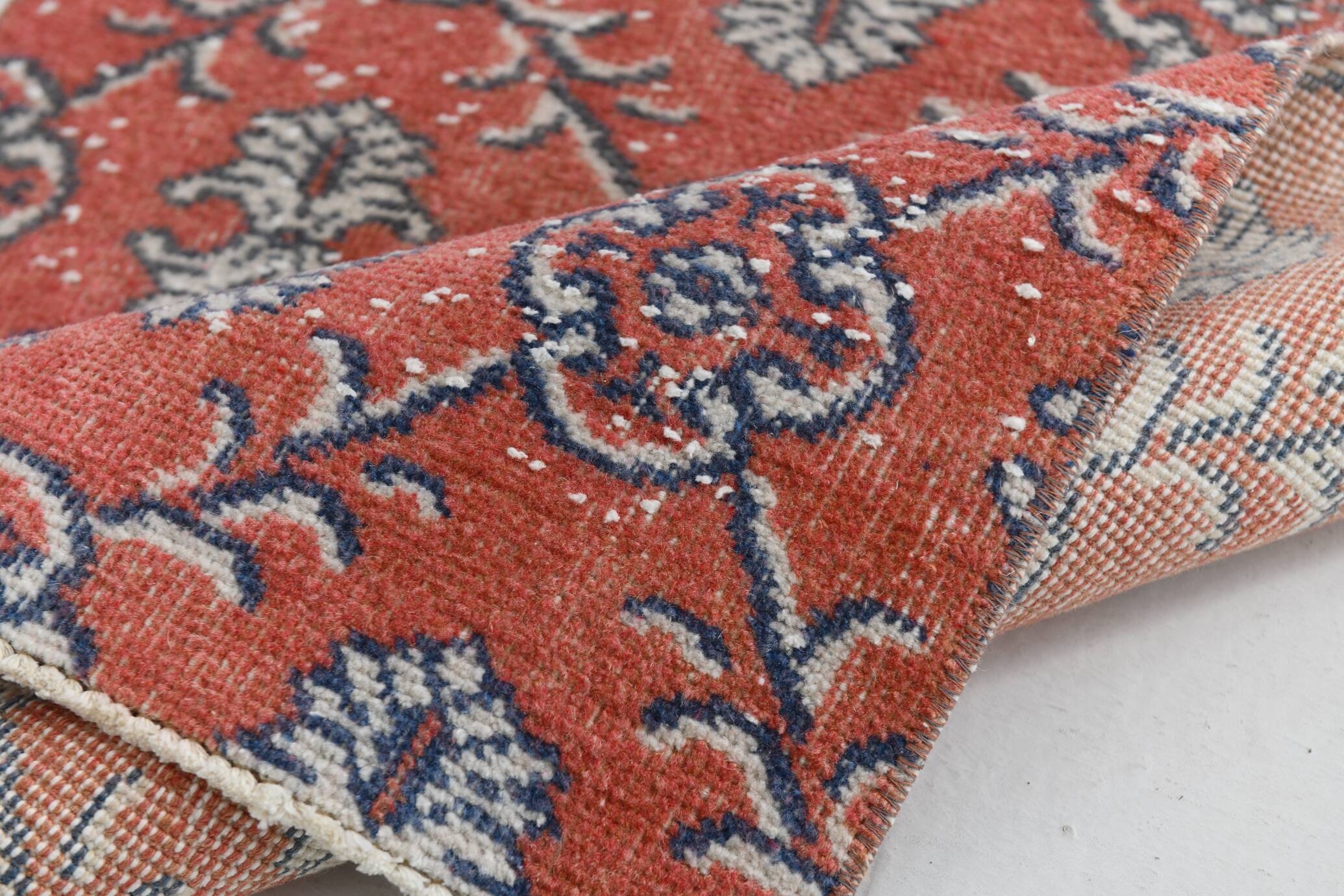 2x7 narrow vintage runner rug, 73x225cm