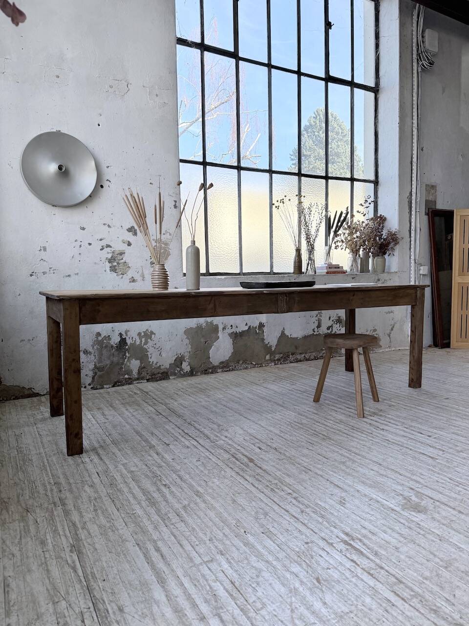 Farm table in pine 1950 250cm