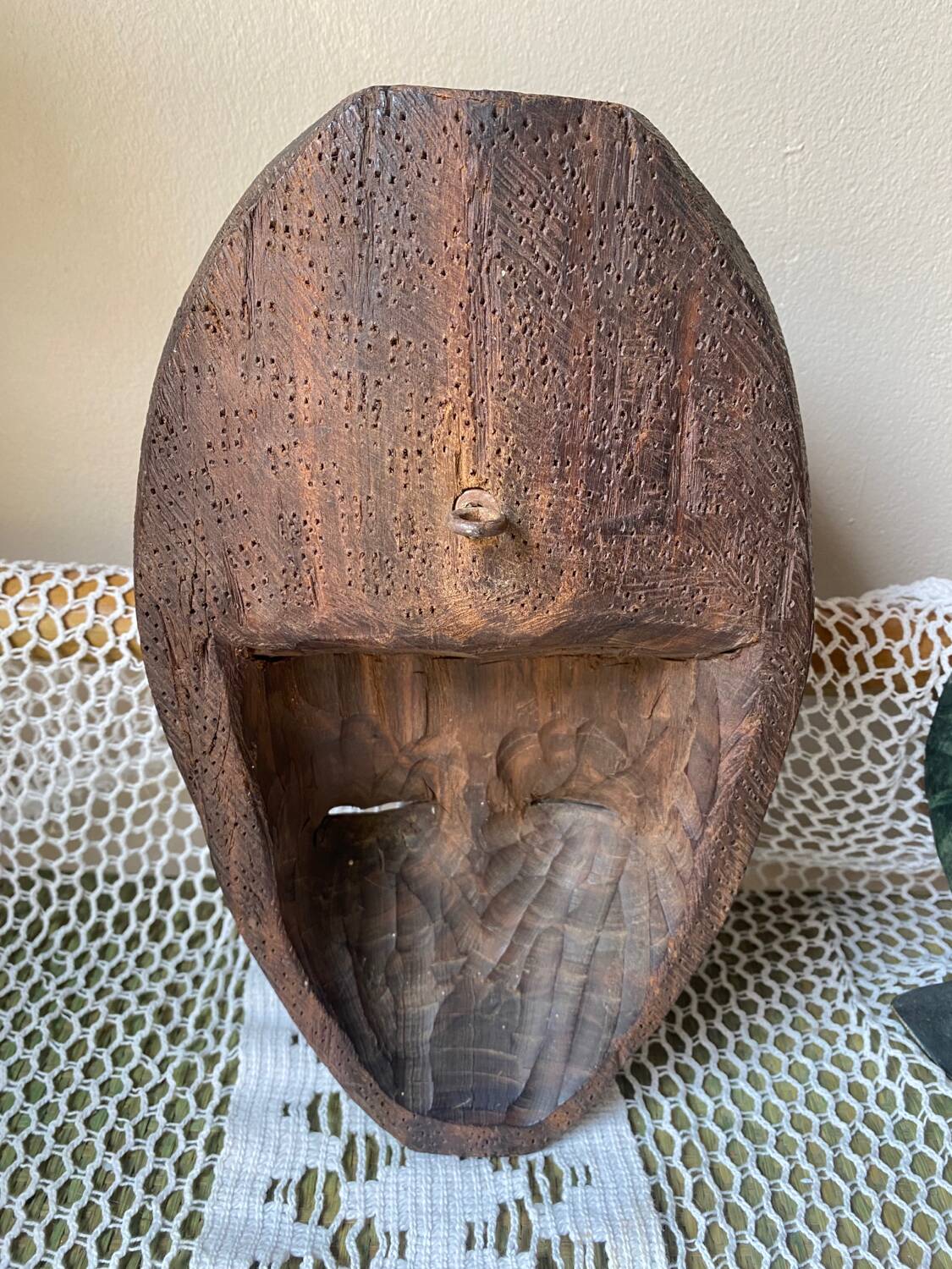 Wooden tribal mask