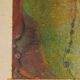 Oil painting on canvas by aldo giorgini 1972 title "pierrot lunair"