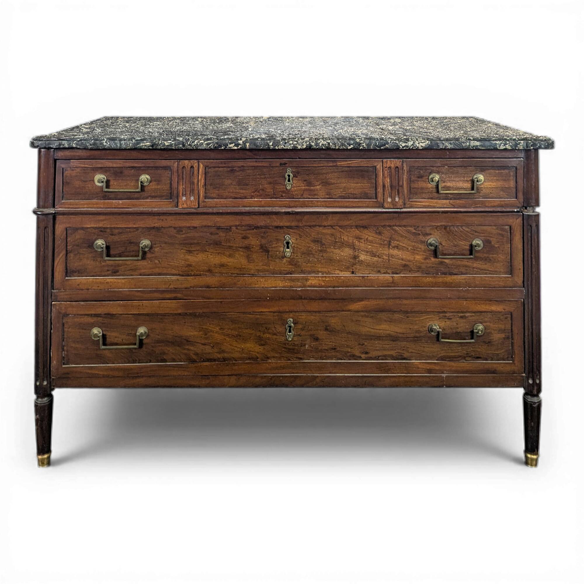 Louis XVI period commode in mahogany