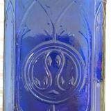 Blue glass bottle
