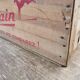 Vintage wooden box Chocolat Poulain