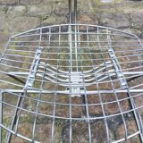 Beaubourg chairs in steel and fabrics by Michel Cadestin and Georges Laurent - 1976