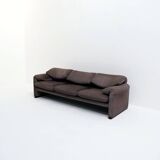 Maralunga 3-Seater Sofa by Vico Magistretti for Cassina