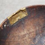 Antique African wooden salad bowl
