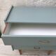 Commode 4 tiroirs vert amande