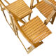 Wooden folding chair