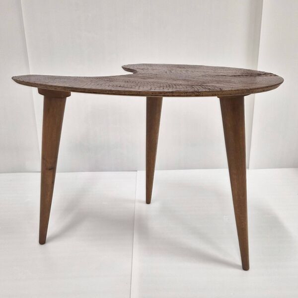 Table d'appoint boomerang tripode 1950
