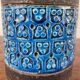 Terracotta vase with Trifoglio decoration in ceramic by Aldo Londi for Bitossi, Italy, 1960.