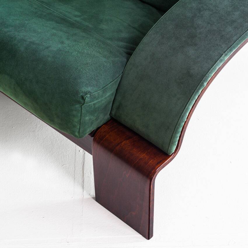 Vintage 2-3 seater sofa in alcantara. Åke Fribyter for Nelo Möbel. Sweden.