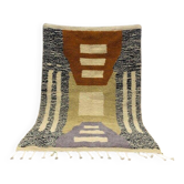 Tapis en laine fait main traditionnelle taille 100 x 200 cm