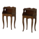 Modern Danish, An Elegant Pair of Walnut Bedside Tables, 1940s
