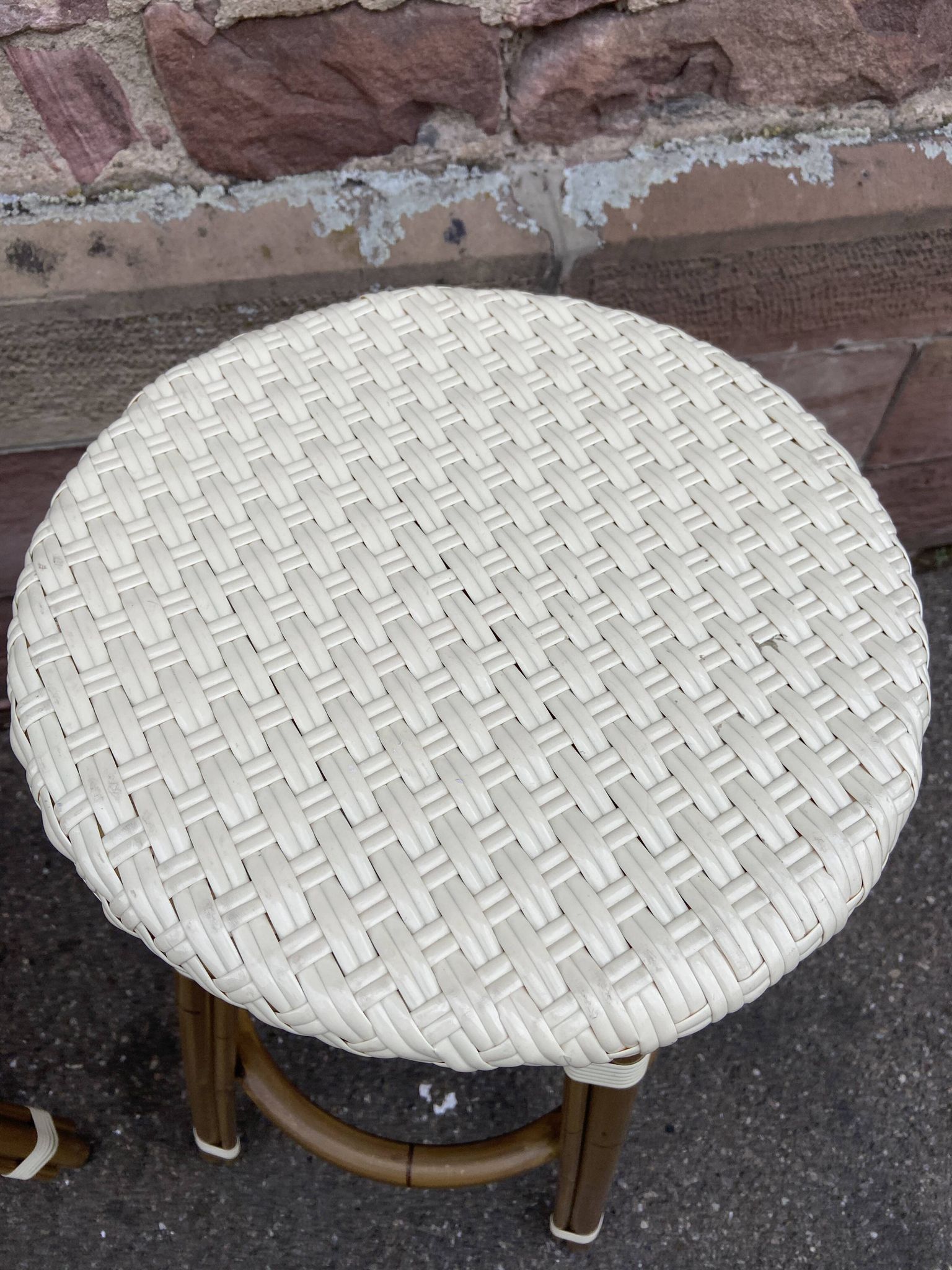 Paire de tabouret de bar style drucker paris café